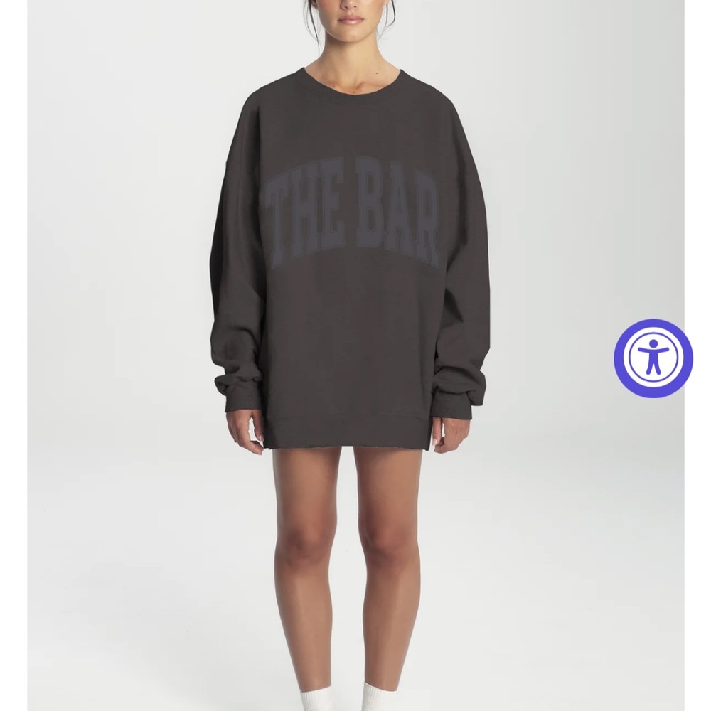 The Bar Slate Grey Sweater
